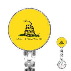 Gadsden Flag Don t Tread On Me Stainless Steel Nurses Watch by snek