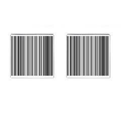 Barcode Pattern Cufflinks (square) by Sapixe