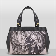 Chinese Dragon Tattoo Office Handbags by Sapixe