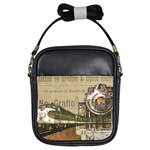 Train Vintage Tracks Travel Old Girls Sling Bags Front