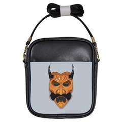 Mask India South Culture Girls Sling Bags by Nexatart