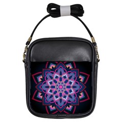 Mandala Circular Pattern Girls Sling Bags by Nexatart