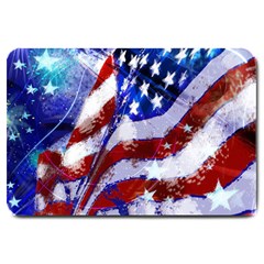 Flag Usa United States Of America Images Independence Day Large Doormat  by Sapixe