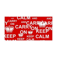 Keep Calm And Carry On Yoga Headband by Sapixe