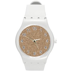 Mosaic Pattern Background Round Plastic Sport Watch (m) by Sapixe