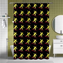 Surfer Shower Curtain 48  X 72  (small)  by ArtworkByPatrick