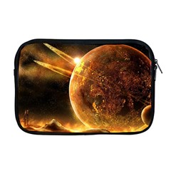 Sci Fi Planet Apple Macbook Pro 17  Zipper Case by Sapixe