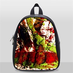 Collosium   Swards And Helmets 4 School Bag (small) by bestdesignintheworld