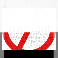 2000px No Racism Svg Rectangular Jigsaw Puzzl by demongstore