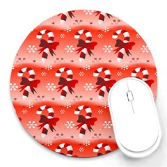 Seamless Repeat Repeating Pattern Round Mousepads by Sapixe