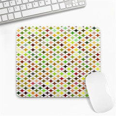 Background Multicolored Star Large Mousepads by Sapixe