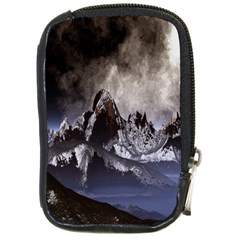 Mountains Moon Earth Space Compact Camera Cases by Sapixe