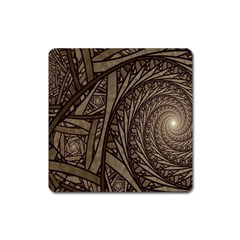 Abstract Pattern Graphics Square Magnet by Sapixe