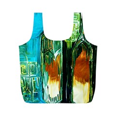 Ceramics Of Ancient Land 2 Full Print Recycle Bags (m)  by bestdesignintheworld