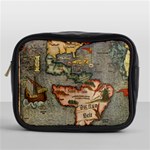 VINTAGE MAP Mini Toiletries Bags Front