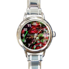 Bloody Coffee 2 Round Italian Charm Watch