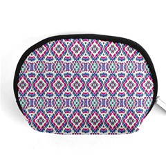 Colorful Folk Pattern Accessory Pouches (medium)  by dflcprints