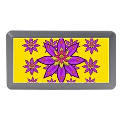 Fantasy Big Flowers In The Happy Jungle Of Love Memory Card Reader (mini) by pepitasart