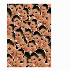 Crying Kim Kardashian Small Garden Flag (two Sides) by Valentinaart