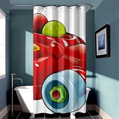 Car Vehicle Racing Car Formula Shower Curtain 36  X 72  (stall)  by Sapixe