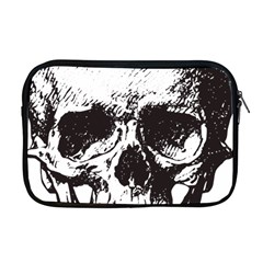 Skull Vintage Old Horror Macabre Apple Macbook Pro 17  Zipper Case by Sapixe