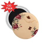 Flower Traditional Chinese Painting 2.25  Magnets (100 pack)  Front