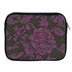 Purple Black Red Fabric Textile Apple Ipad 2/3/4 Zipper Cases by Sapixe