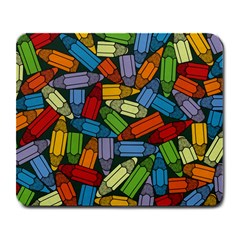 Colored Pencils Pens Paint Color Large Mousepads by Sapixe