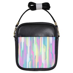 Background Abstract Pastels Girls Sling Bags by Nexatart