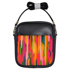 Background Abstract Colorful Girls Sling Bags by Nexatart