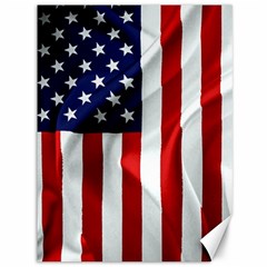 American Usa Flag Vertical Canvas 36  X 48   by FunnyCow