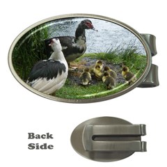 Muscovy Family Money Clips (oval)  by IIPhotographyAndDesigns