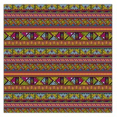 Traditional Africa Border Wallpaper Pattern Colored 2 Large Satin Scarf (square) by EDDArt