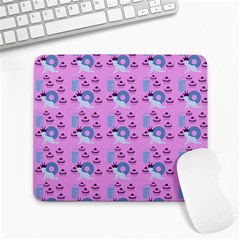 Punk Baby Pink Large Mousepads by snowwhitegirl