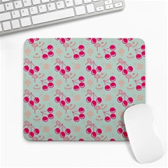 Bubblegum Cherry Large Mousepads by snowwhitegirl