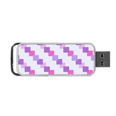 Geometric Squares Portable Usb Flash (two Sides) by snowwhitegirl