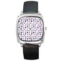 Milk And Donuts Square Metal Watch by snowwhitegirl