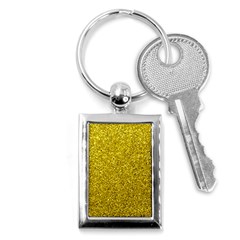 Gold  Glitter Key Chains (rectangle)  by snowwhitegirl