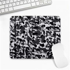 Grey Camo Large Mousepads by snowwhitegirl