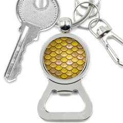 Yellow  Mermaid Scale Bottle Opener Key Chains by snowwhitegirl