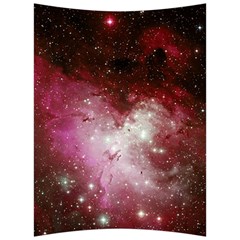 Nebula Red Back Support Cushion by snowwhitegirl