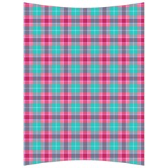 Blue Pink Plaid Back Support Cushion by snowwhitegirl