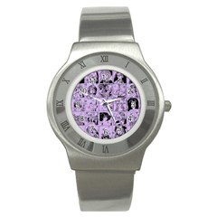 Lilac Yearbook 1 Stainless Steel Watch by snowwhitegirl