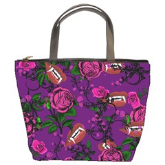 Purple  Rose Vampire Bucket Bag by snowwhitegirl