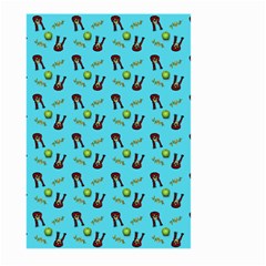 School Girl Pattern Blue Large Garden Flag (two Sides)