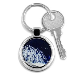 Blue Waves Sea Key Chains (round)  by snowwhitegirl