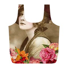 Vintage 1646083 1920 Full Print Recycle Bag (l) by vintage2030