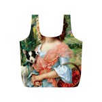 Girl With Dog Full Print Recycle Bag (S) Front