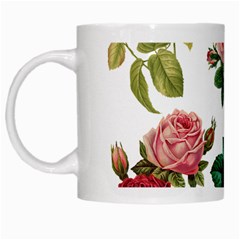 Roses 1770165 1920 White Mugs by vintage2030