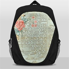 Rose Book Page Backpack Bag by vintage2030